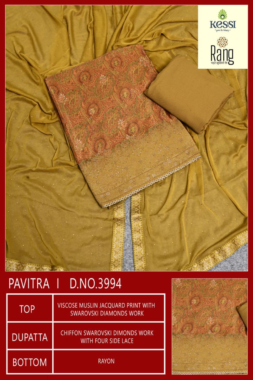 rang pavitra viscose regal look salwar suit catalog