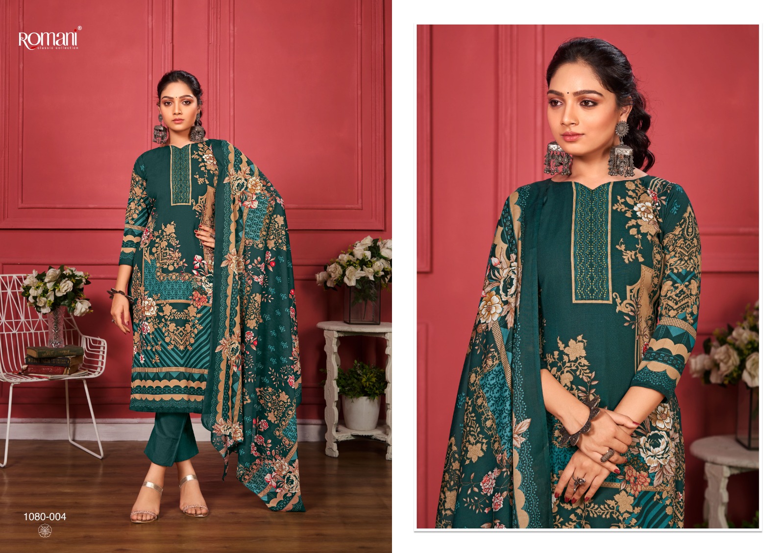 romani zareena cotton attrective look salwar suit catalog