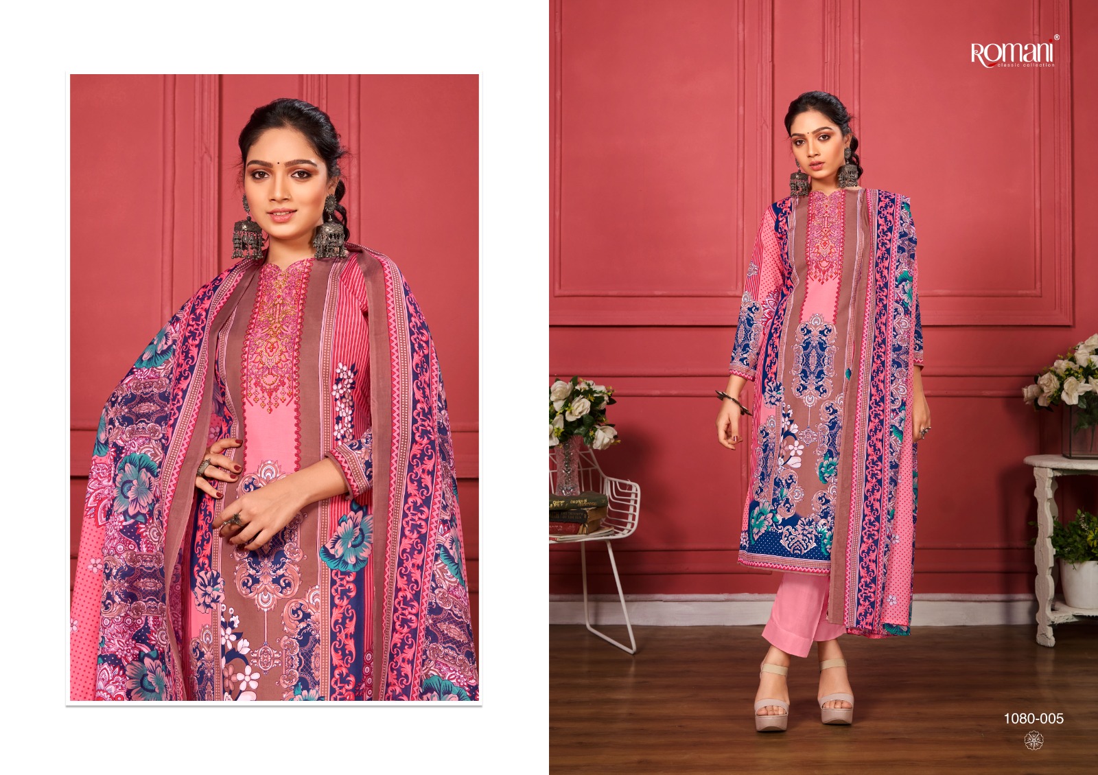 romani zareena cotton attrective look salwar suit catalog