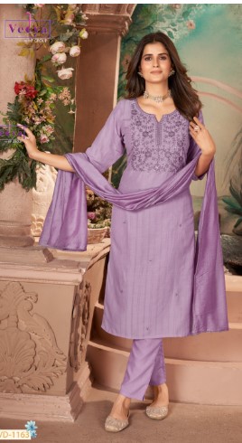 vedya gaatha chinon silk gorgeous look top bottom with duaptta catalog