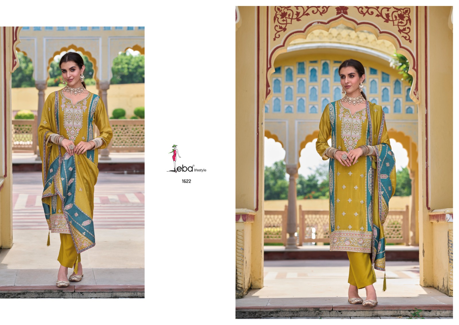 eba sophia premium silk attrective look salwar suit catalog
