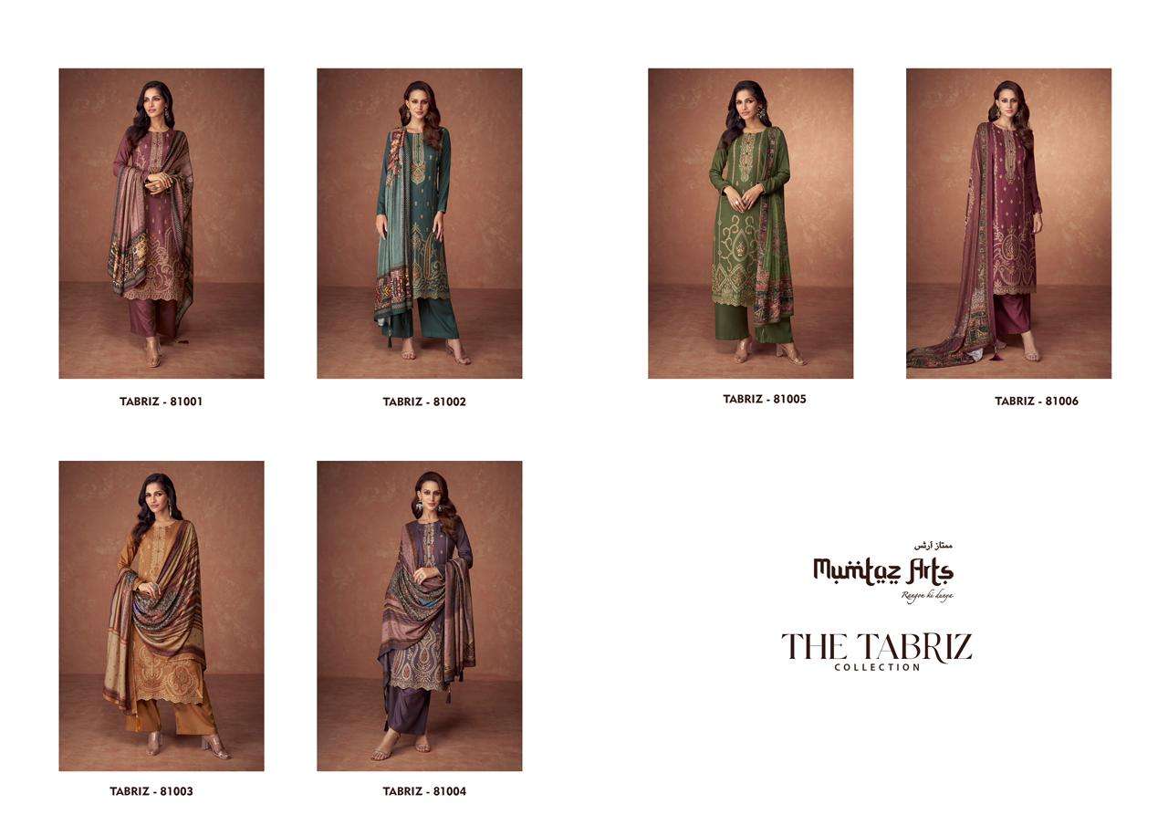 mumtaz art The Tabriz viscose regal look salwar suit catalog