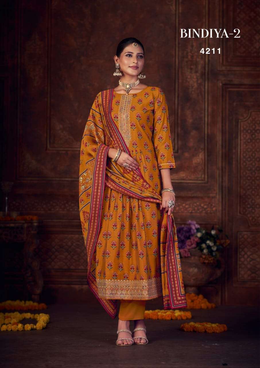 rang bindiya 2 rayon catchy look salwar suit catalog