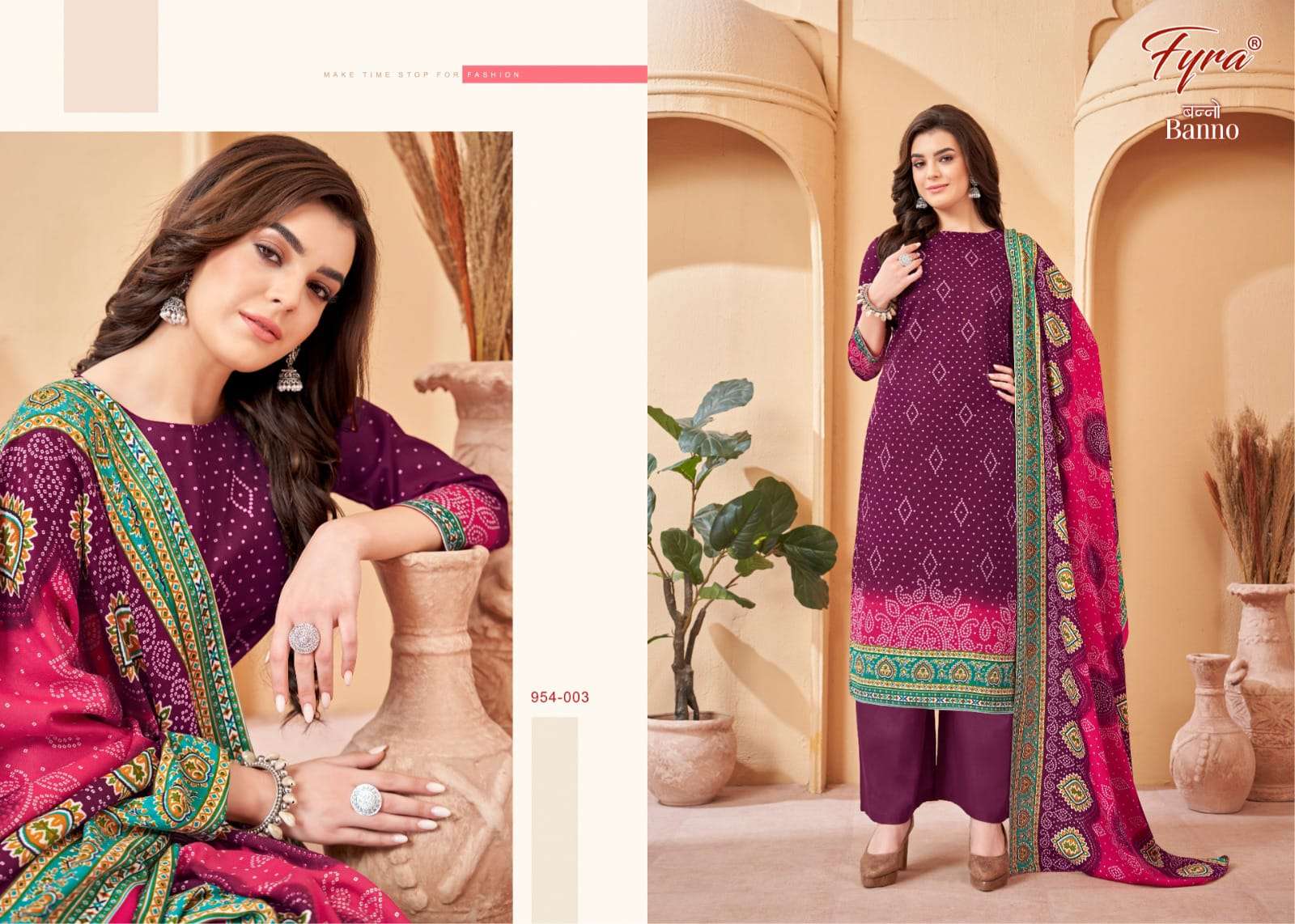 fyra designing alok suit banno pashmina graceful look salwar suit catalog