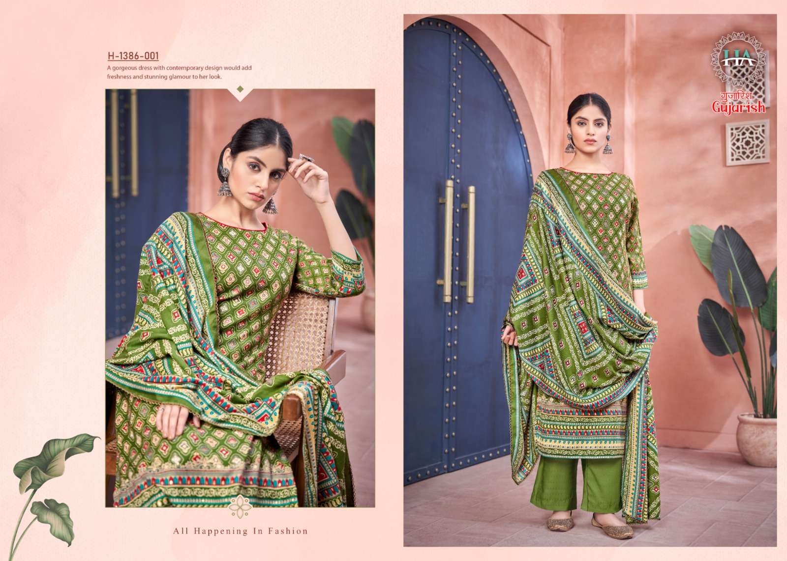 harshit fashion alok suit gujarish Premium Finest Pashmina print salwar suit catalog