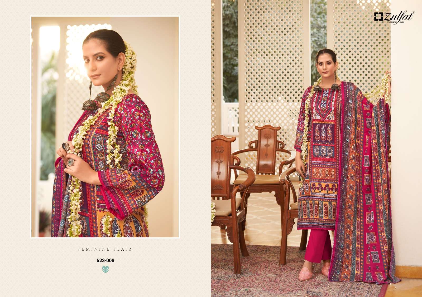 zulfat designer suits wahida woollen pashmina gorgeous look salwar suit catalog