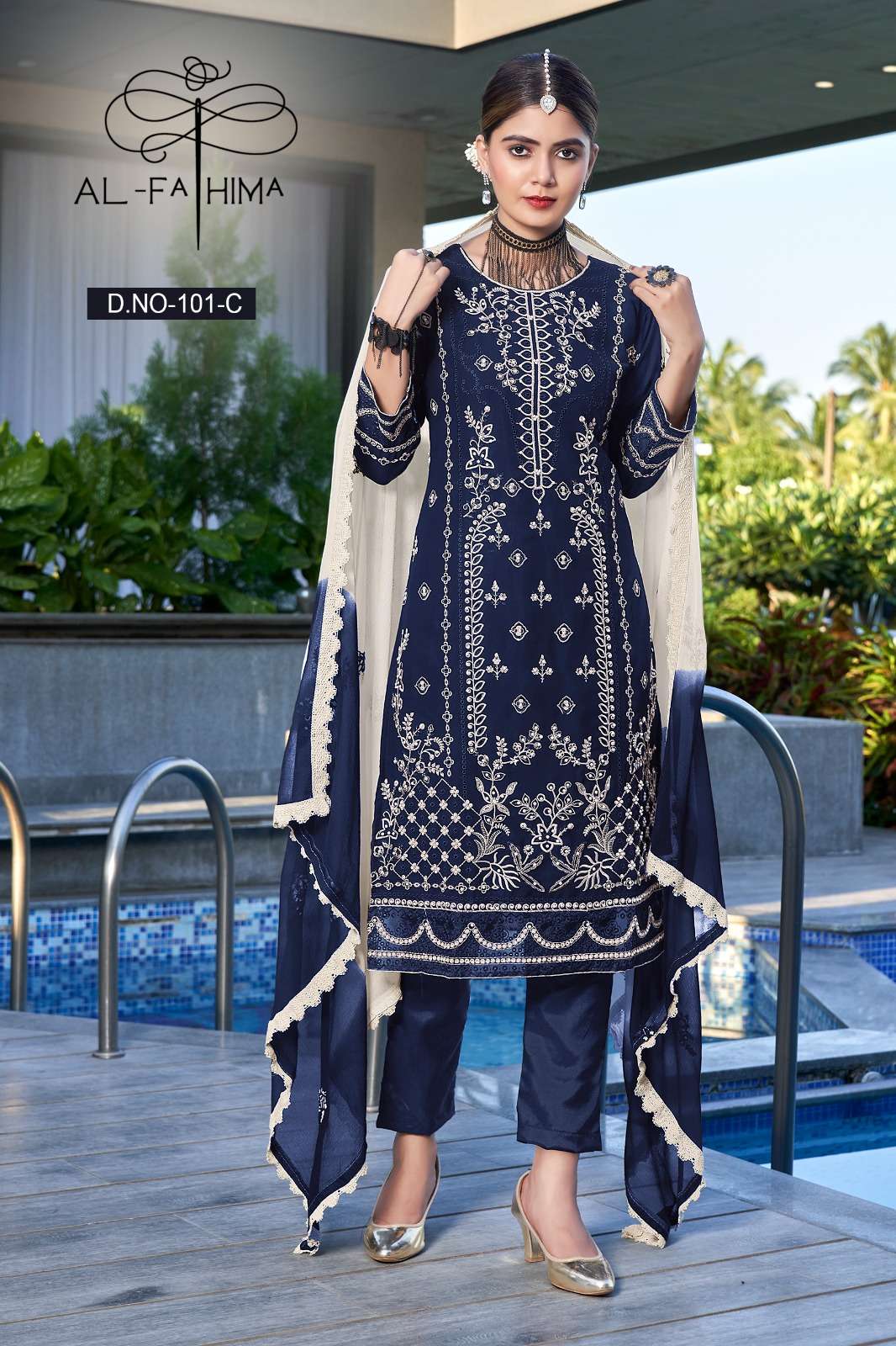 al fathima afreen no 101 georgatte innovative look salwar suit cataloug