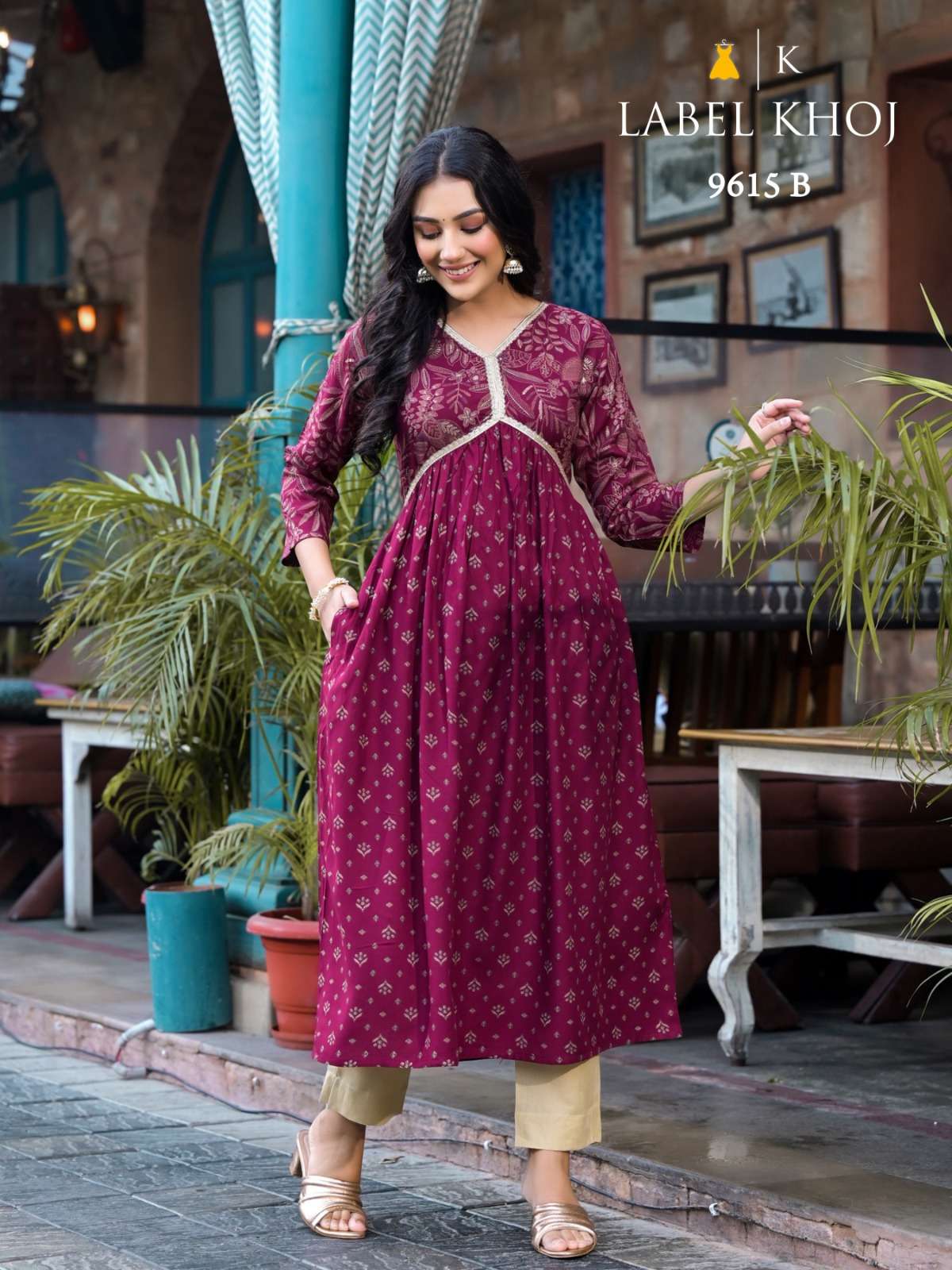 khazana suit Label Khoj rayon innovative look Alia Kurti With Pocket size set
