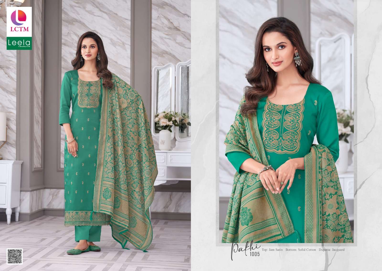 lctm overseas pakhi jam satin innovative look salwar suit catalog