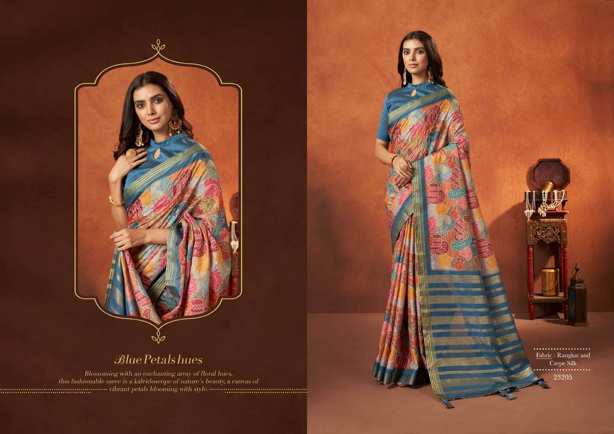 mahotsav mohmanthan 23200 Saachi festive look saree catalog