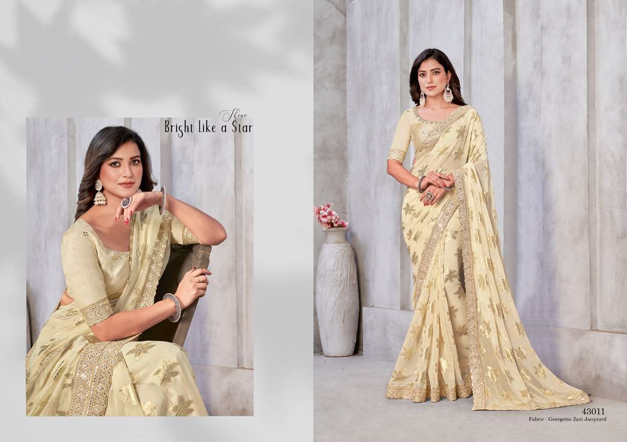 mahotsav SKU 43003 TO 43014 georgette festive look saree catalog