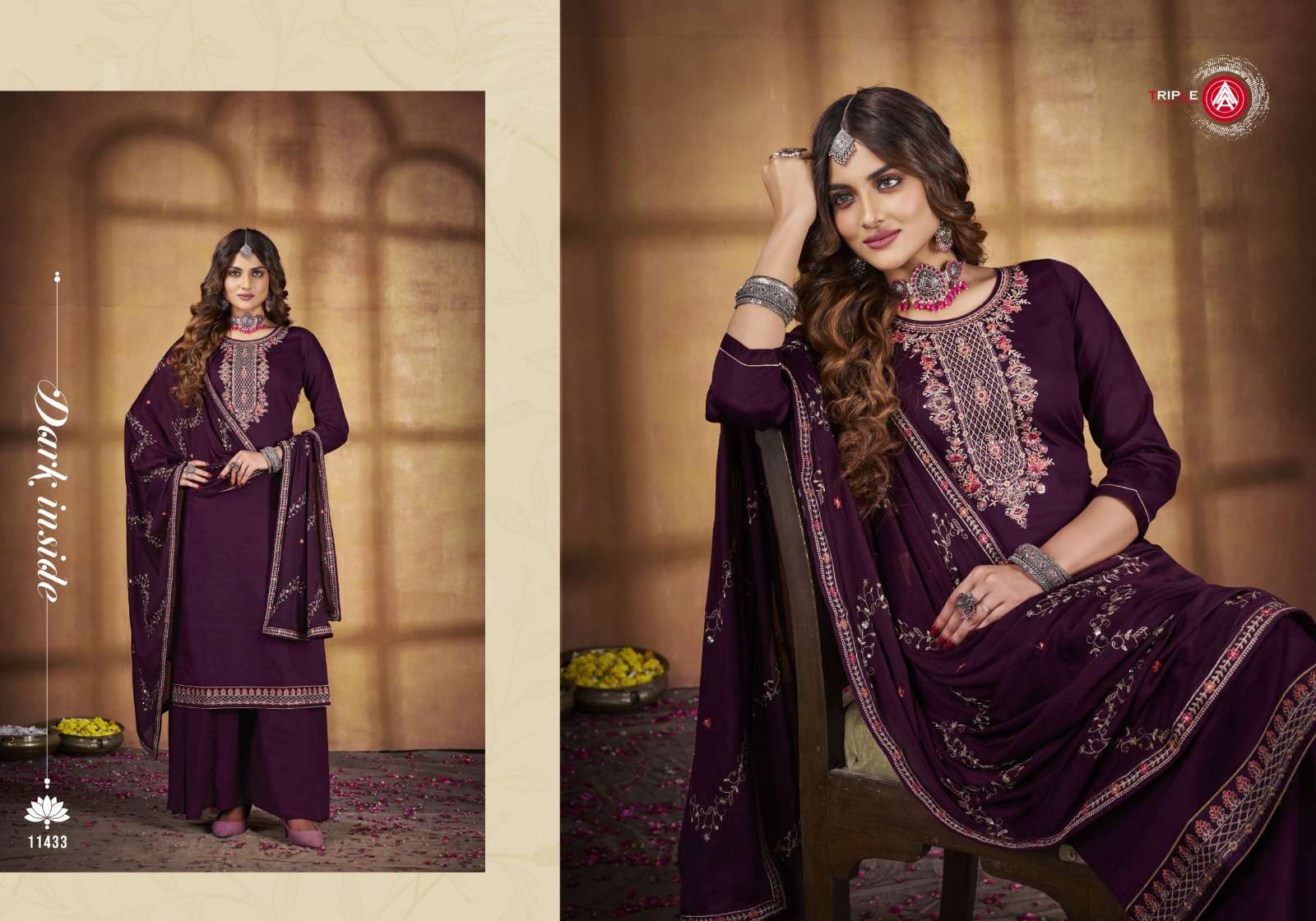 triple aaa keerat vol 4 jam cotton innovative look salwar suit catalog