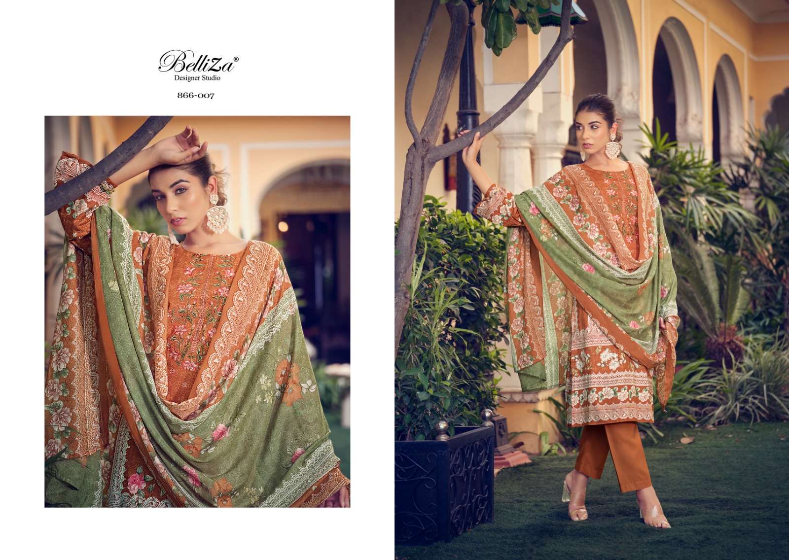 belliza designer studio  naira vol 27 cotton elegant salwar suit catalog