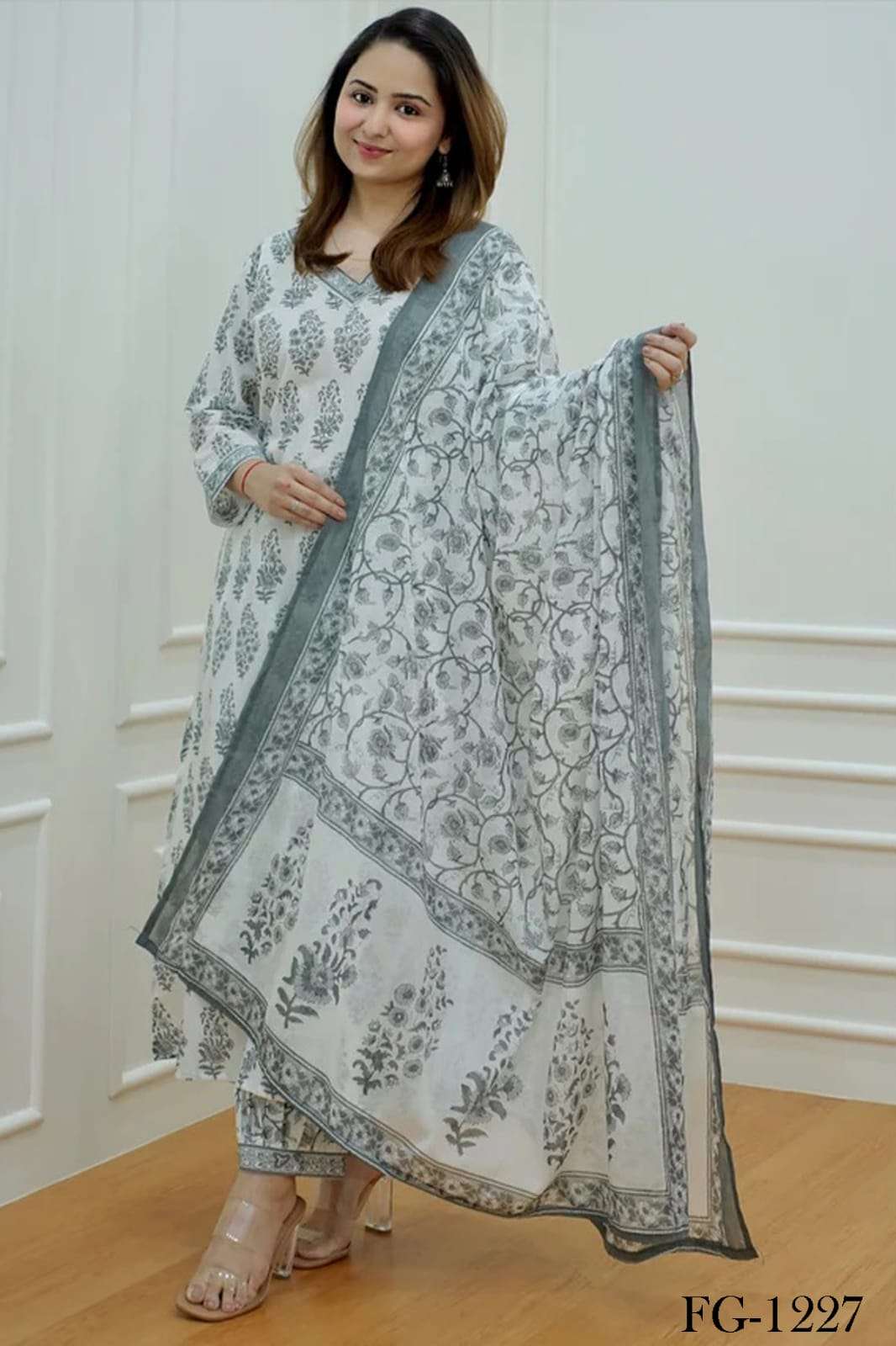 fashion galleria rangrez vol 1 cotton innovative look kurti bottom with dupatta catalog