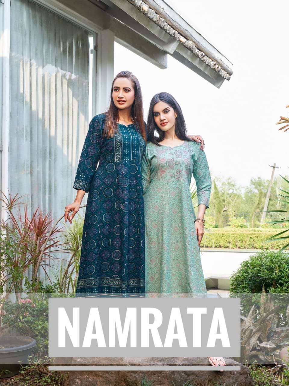 rangjyot namrata rayon beautiful look kurti catalog