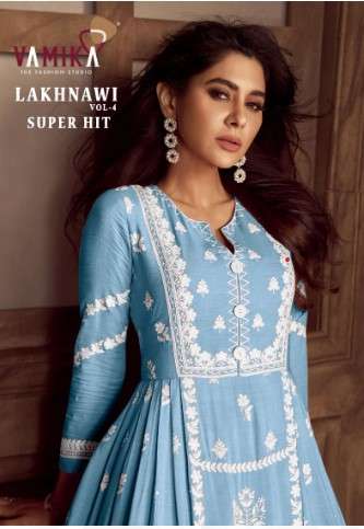 vamika lakhnavi vol 4 super hit reyon attractive look top bottom with dupatta catalog