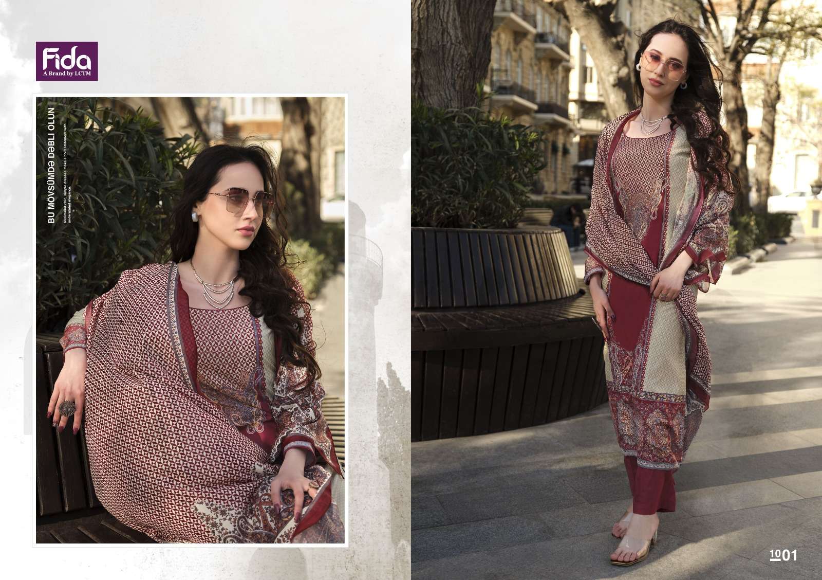 fida murad digital blended voile cotton innovative look salwar suit catalog