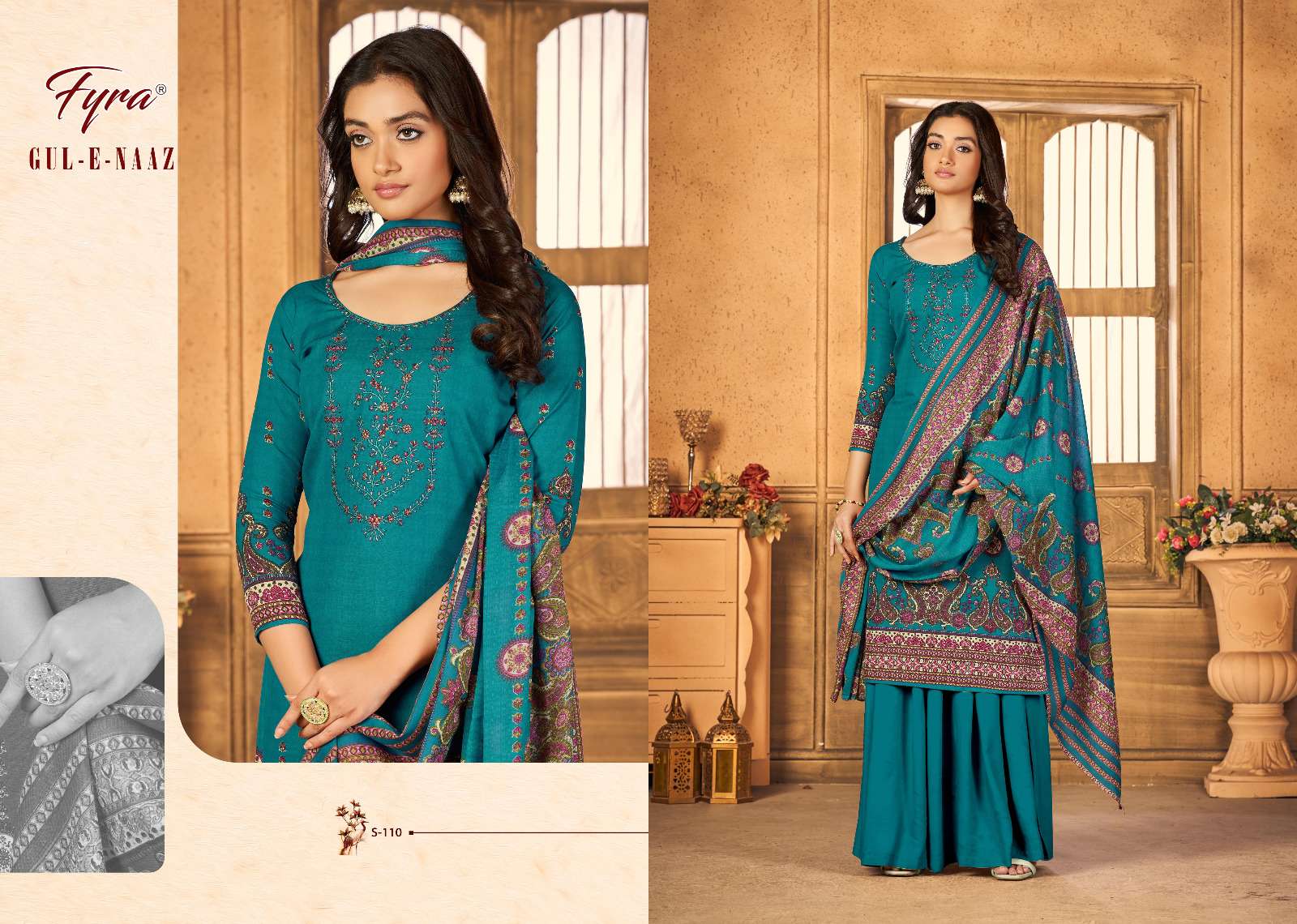 fyra designing alok suit GUL E NAAZ cotton catchy look salwar suit catalog