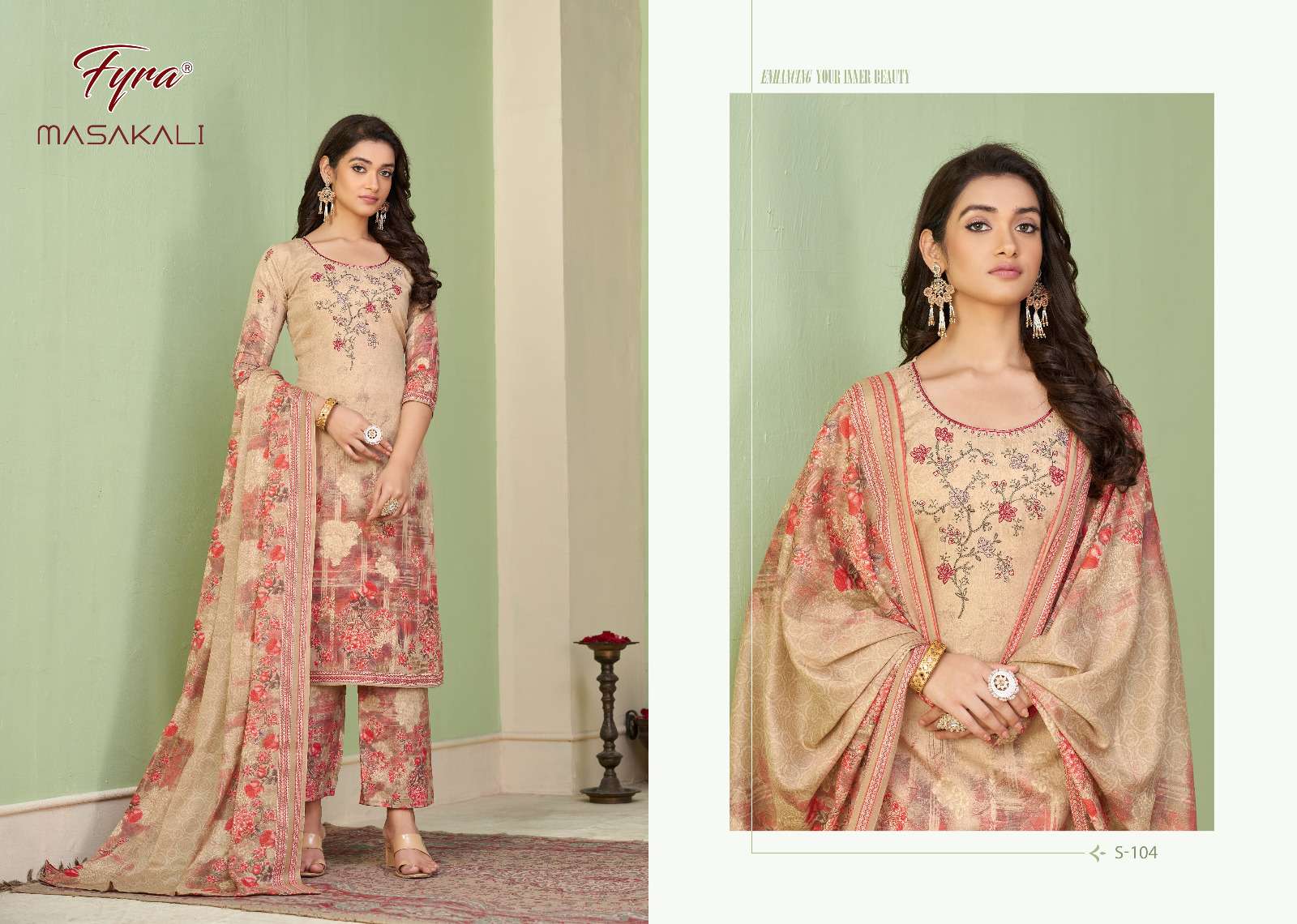 fyra designing alok suit masakali cotton catchy look salwar suit catalog