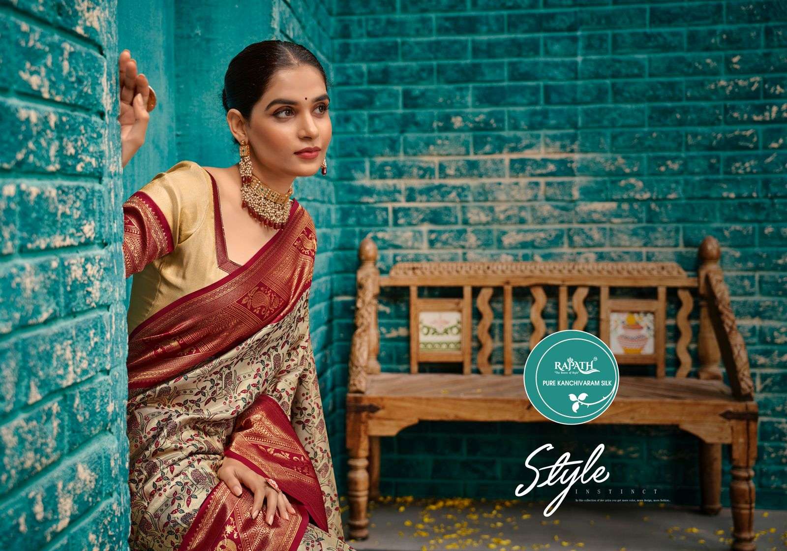 rajpath chandrama silk kanchivaram silk catchy lookt saree catalog