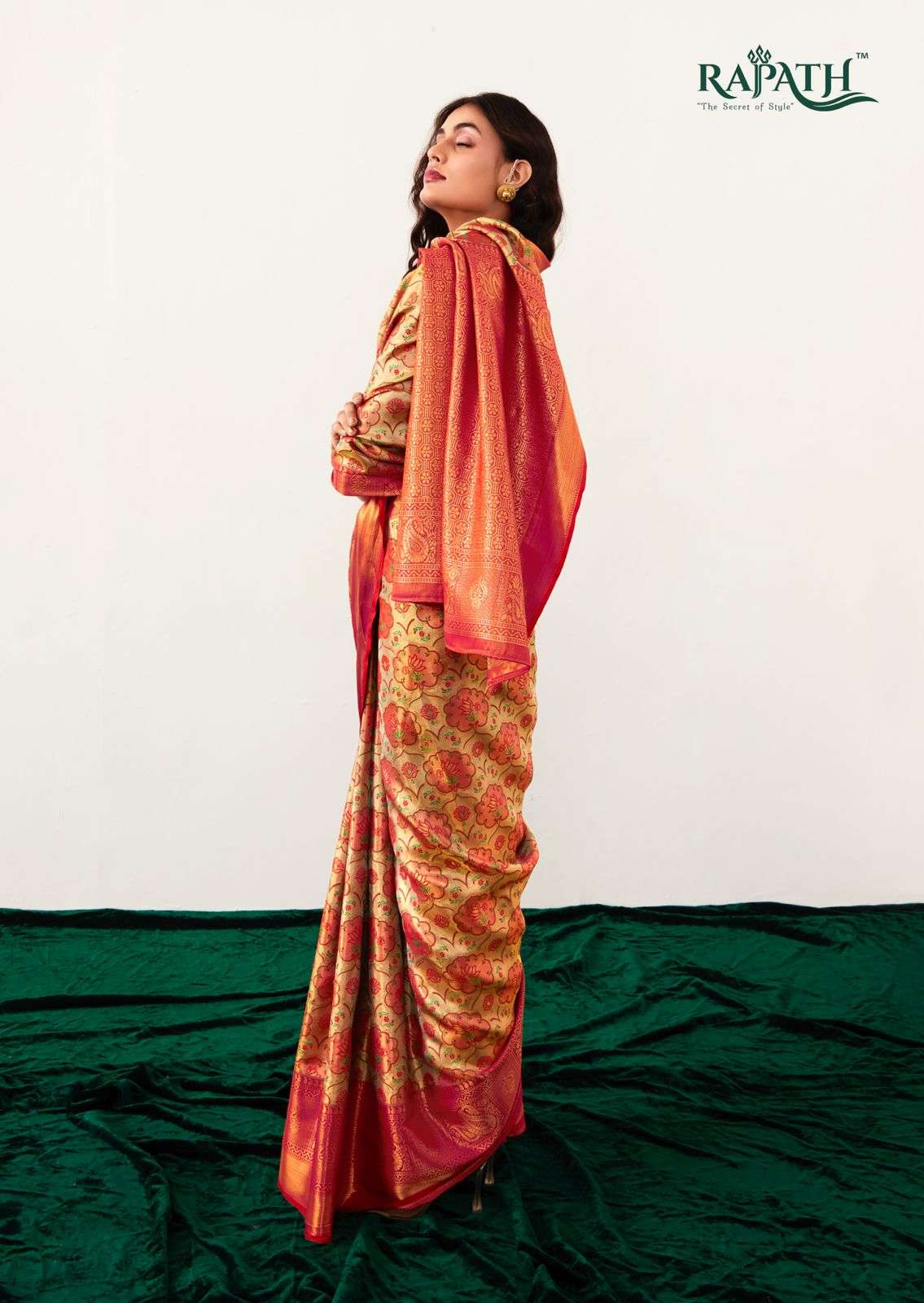 rajpath rachita silk dharmavaram silk elegant saree catalog