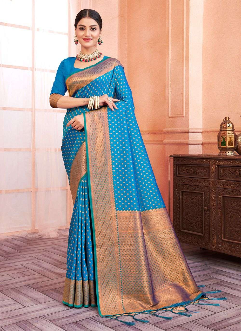 sangam prints bunawat supreme silk silk beautiful look saree catalog