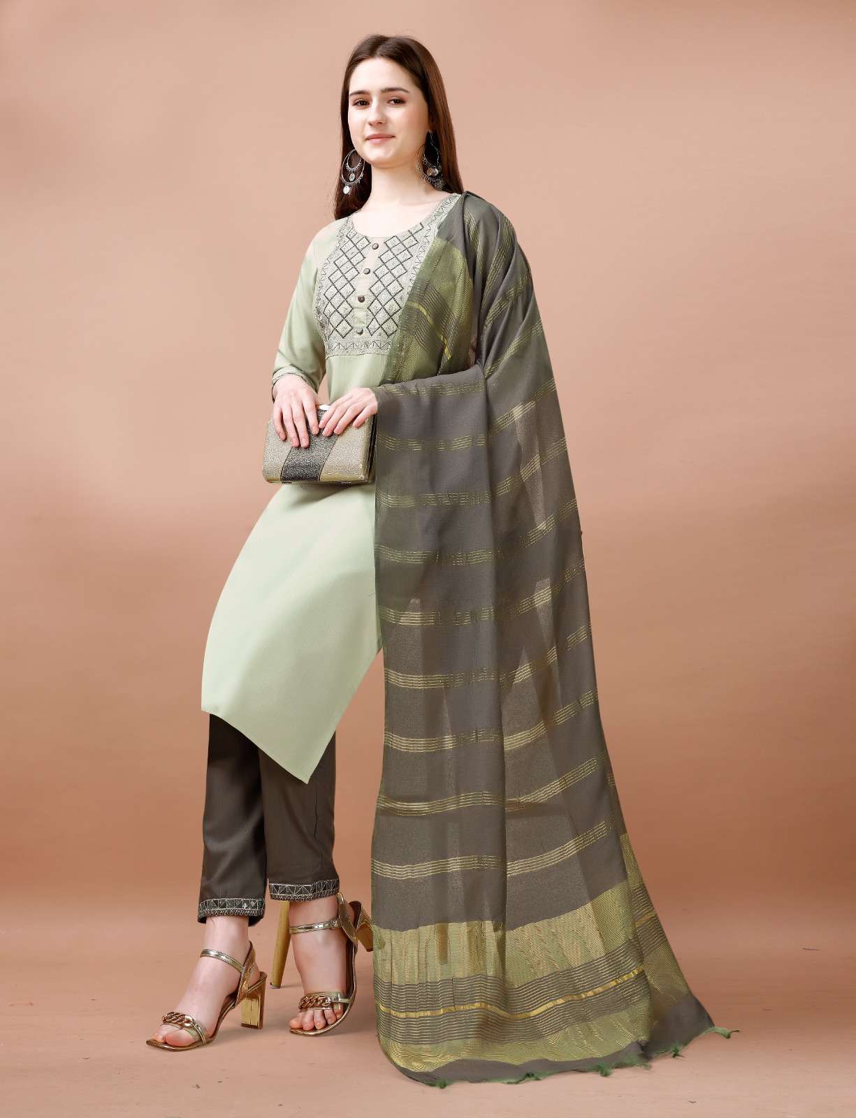 vivera international player 5 cotton new and modern look top bottom with dupatta  catalog