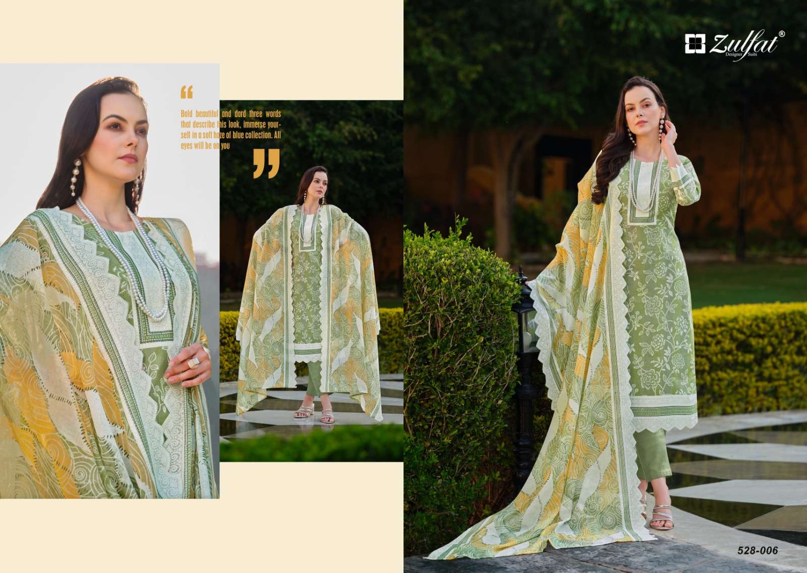 zulfat designer suits farhan cotton mal elegant look salwar suit catalog