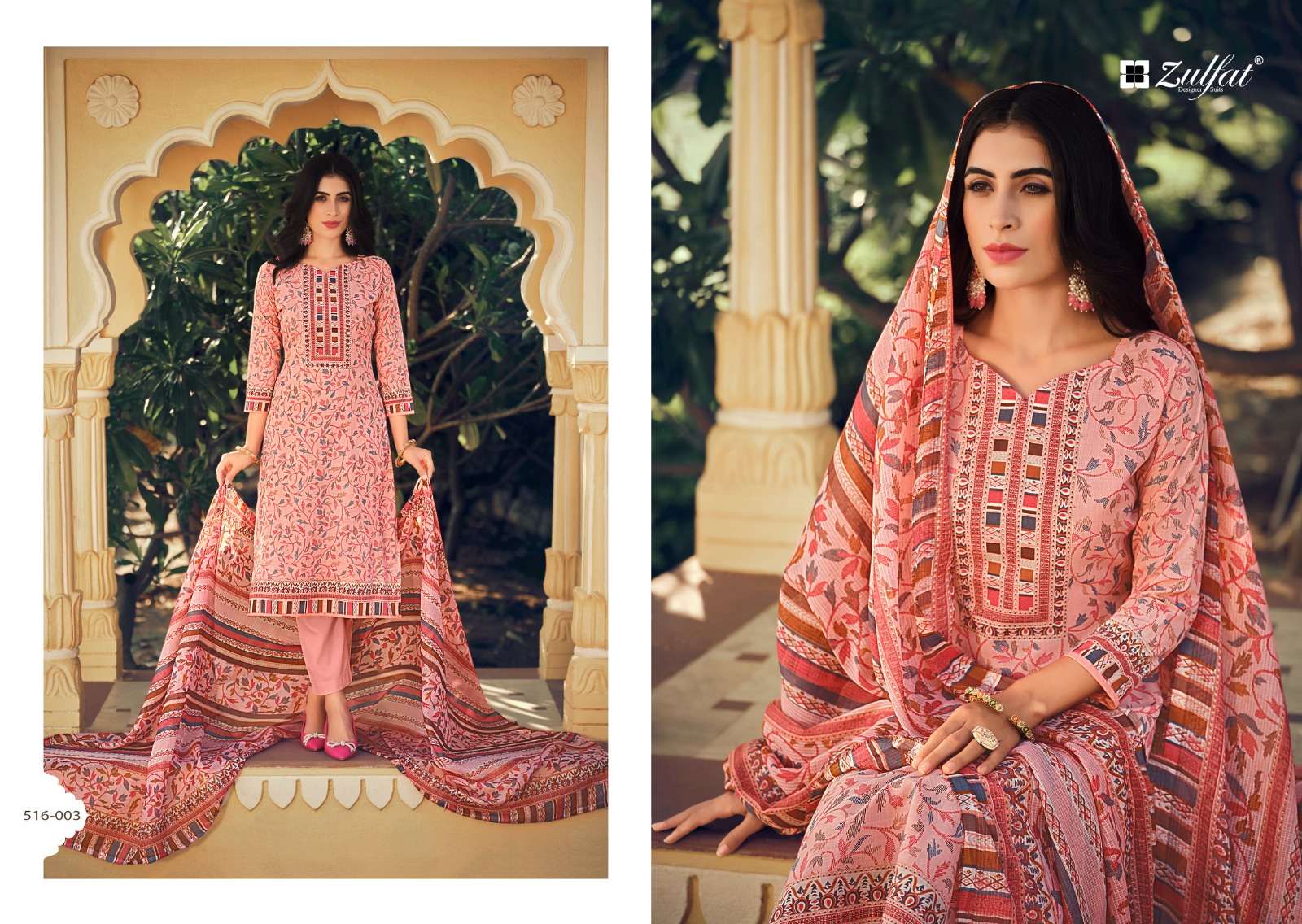 zulfat designer suits meera cotton catchy look salwqar suit catalog