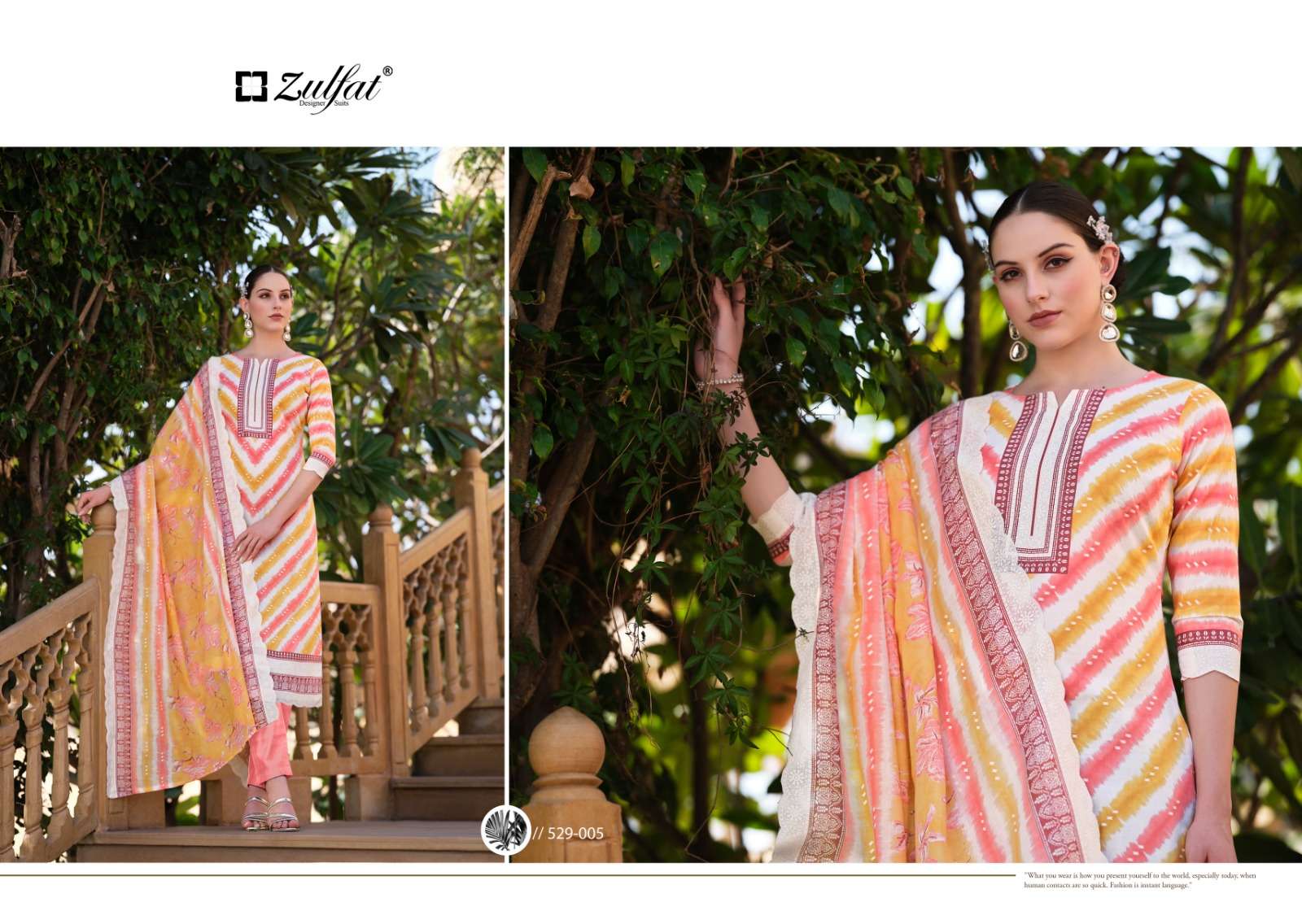 zulfat designer suits nazrana cotton exclusive print salwar suit catalog
