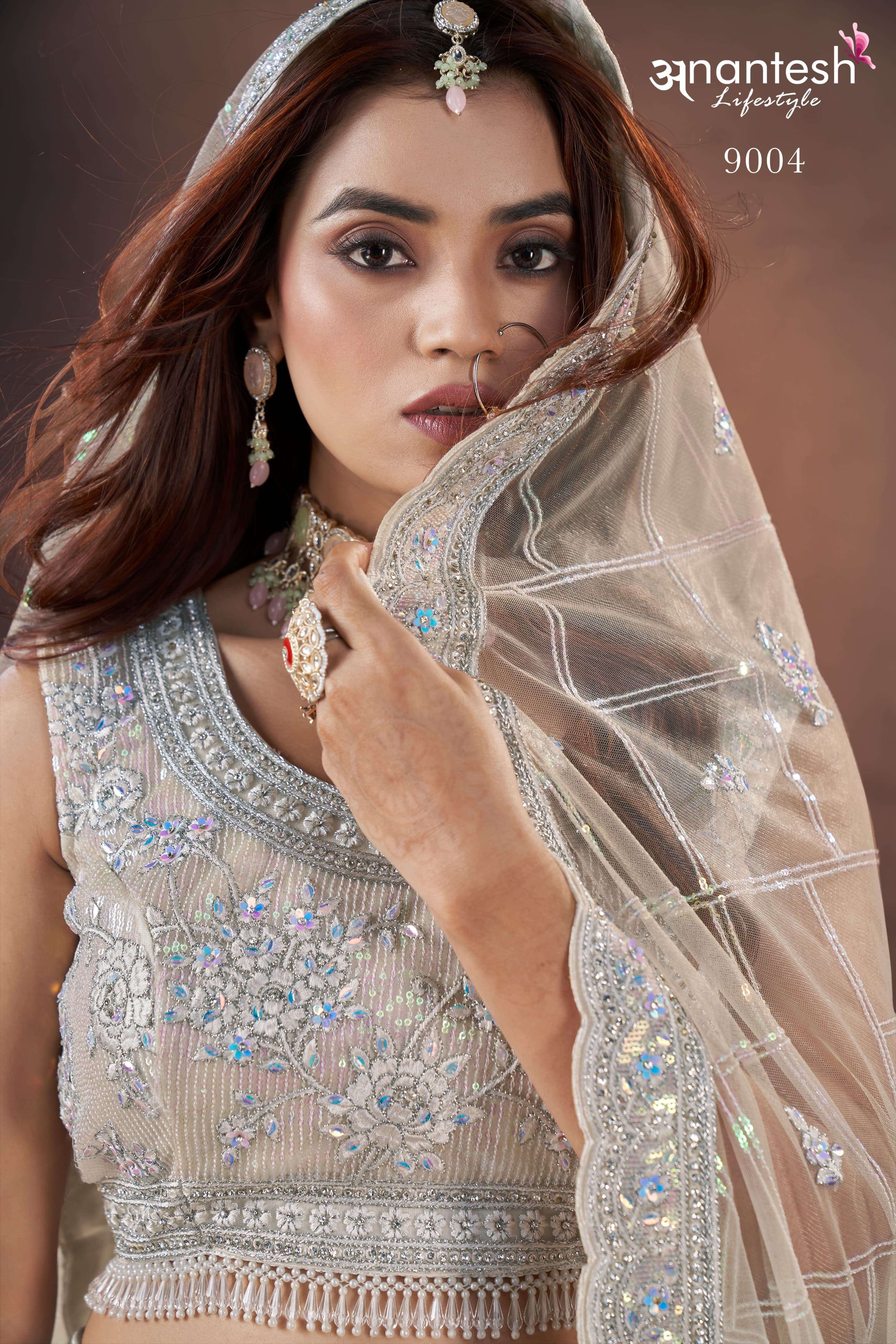 anantesh bridal couture 2024 premium net hand work innovative look lehngha cataloug