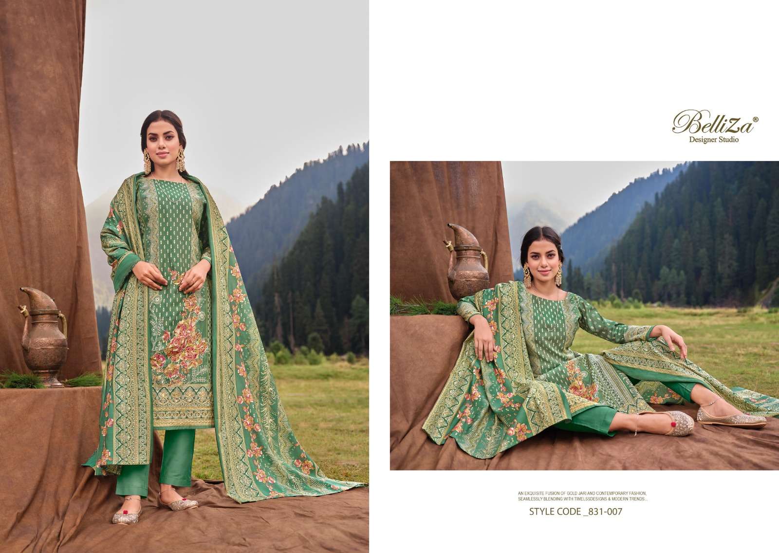 belliza designer studio khwaab viscose catchy salwar suit catalog