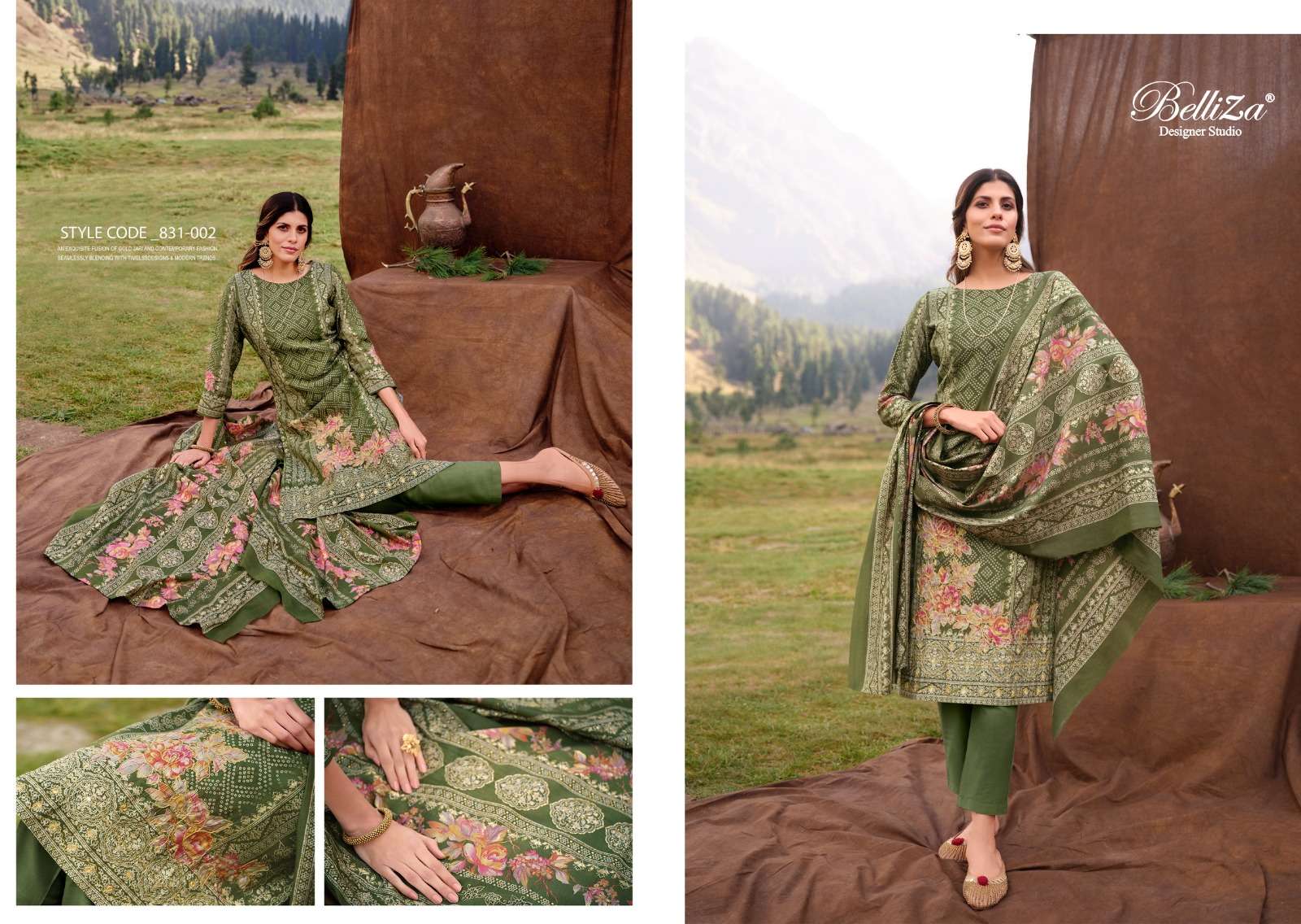 belliza designer studio khwaab viscose catchy salwar suit catalog