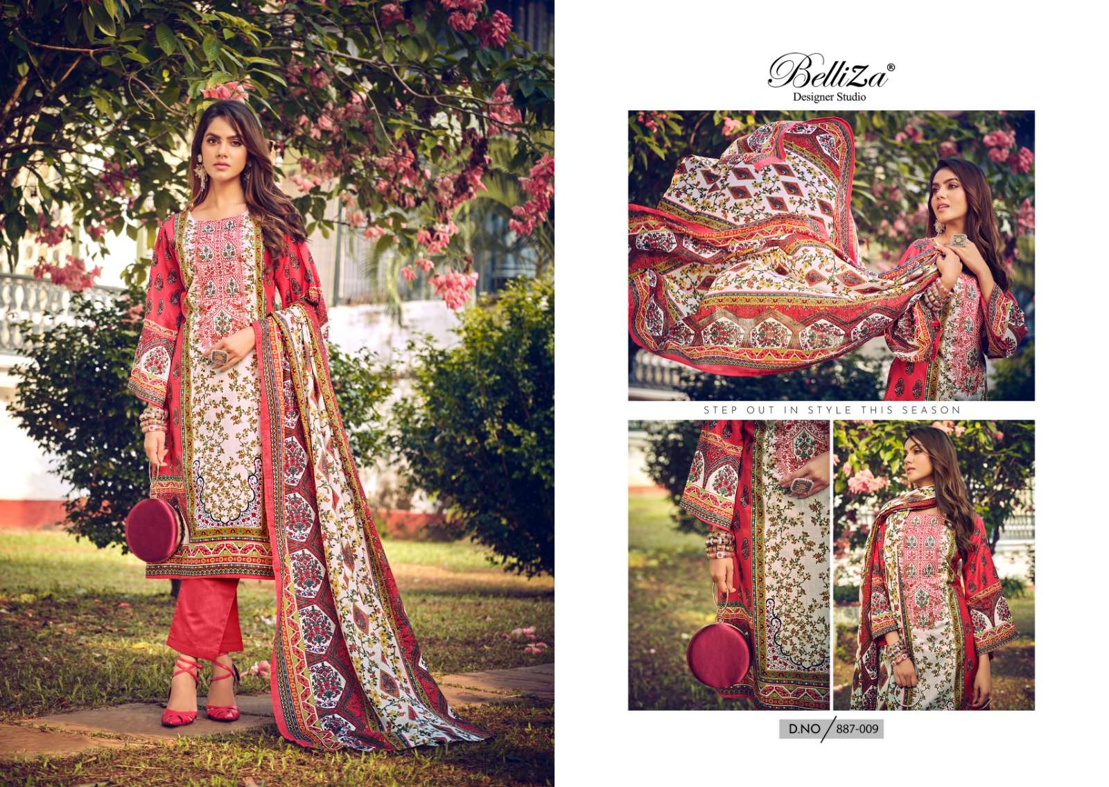 belliza designer studio naira vol 38 cotton decent look salwar suit catalog