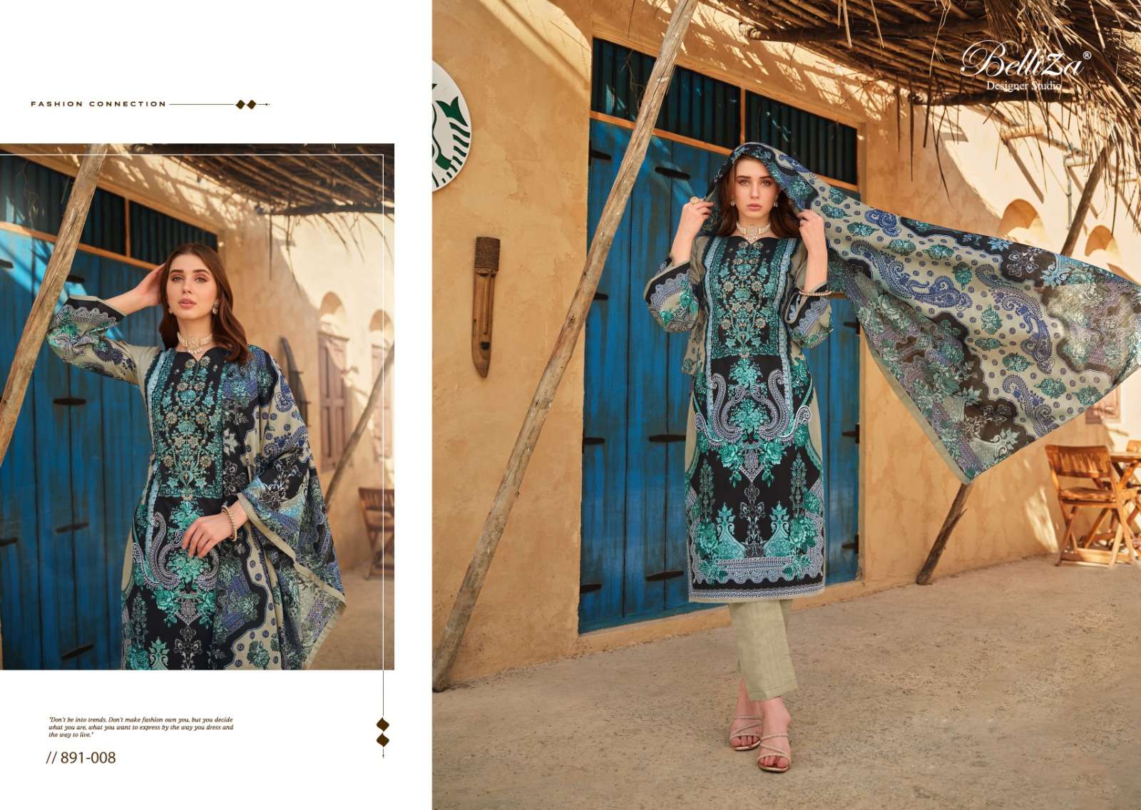 belliza designer studio naira vol 39 cotton innovative look salwar suit catalog
