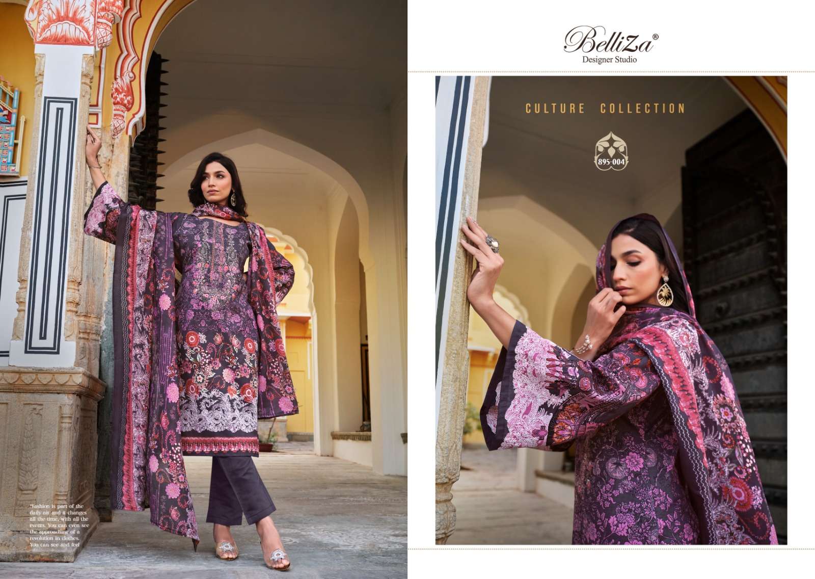 belliza designer studio naira vol 42 cotton elegant salwar suit catalog