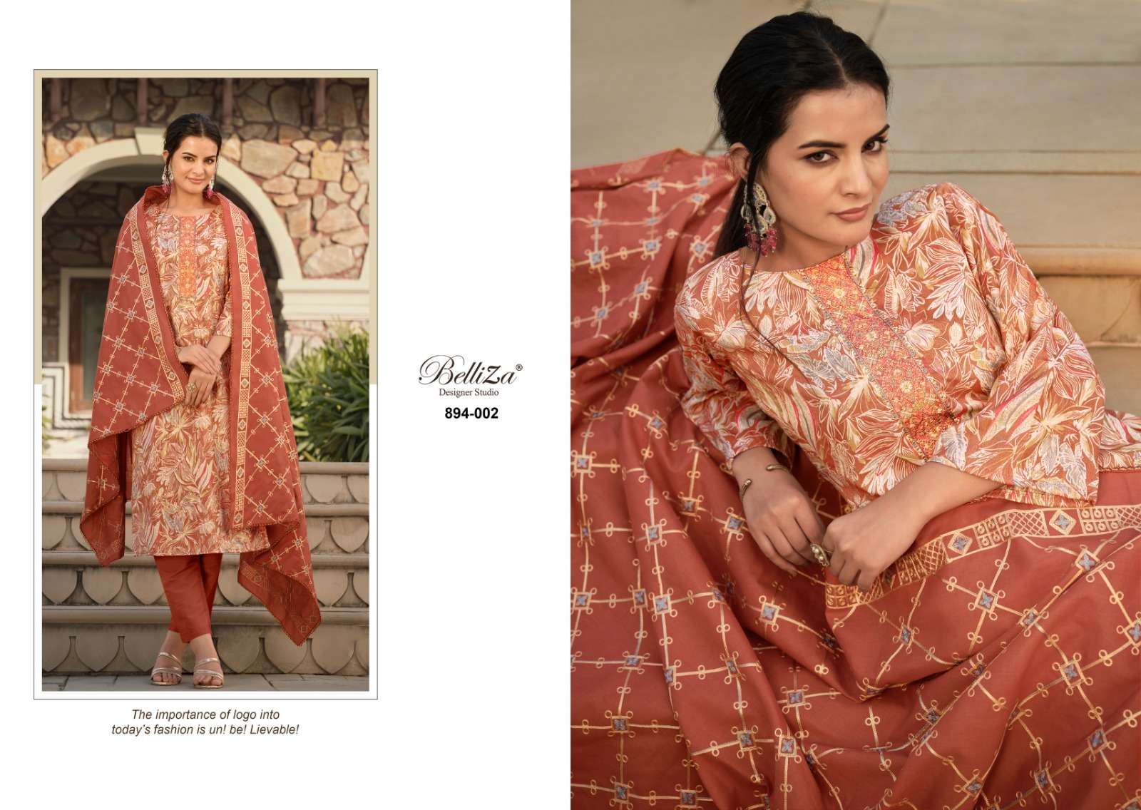 belliza designer studio sophia vol 2 cotton innovative look salwar suit catalog