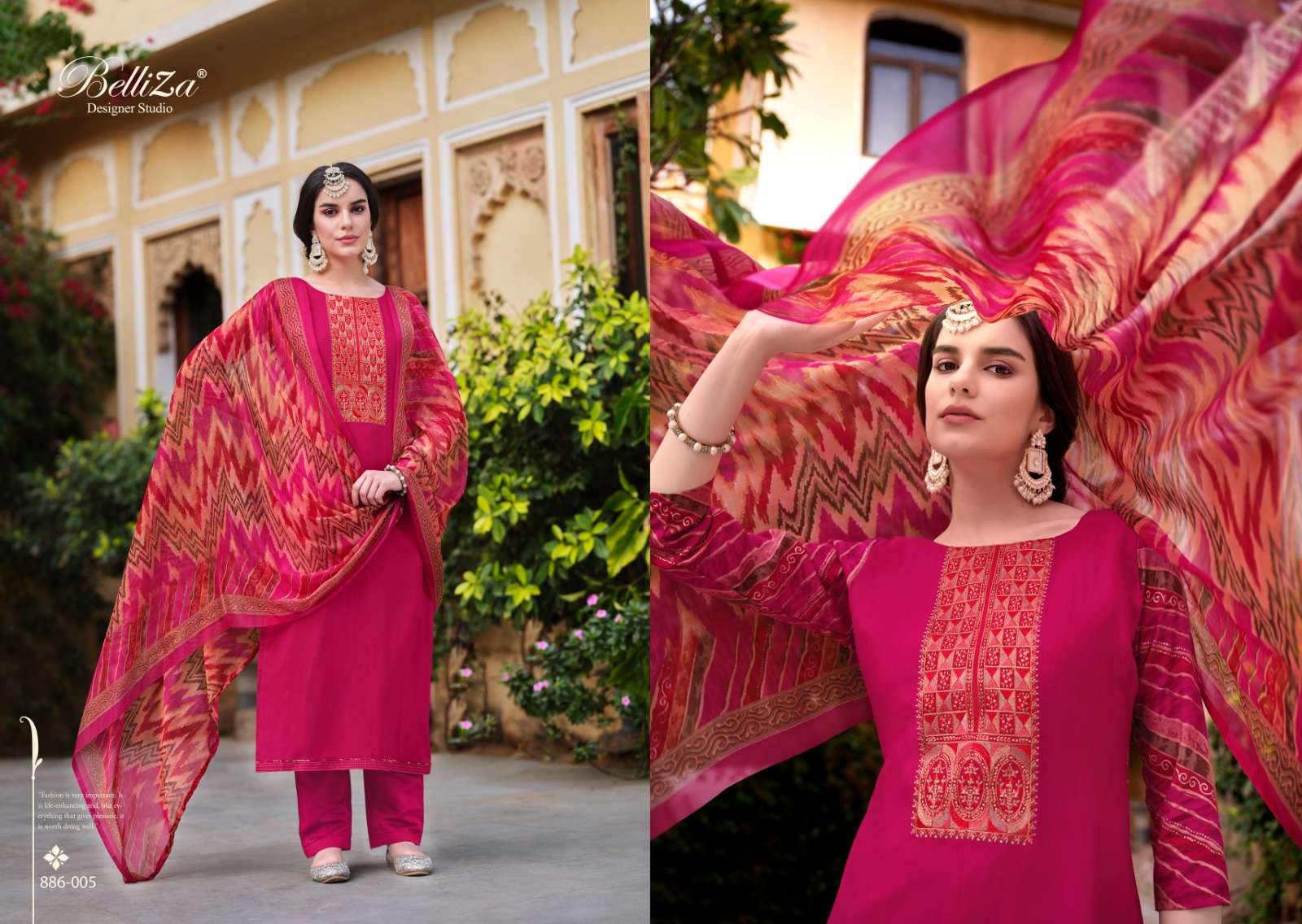 belliza designer studio vaani viscose rayon innovative look salwar suit catalog