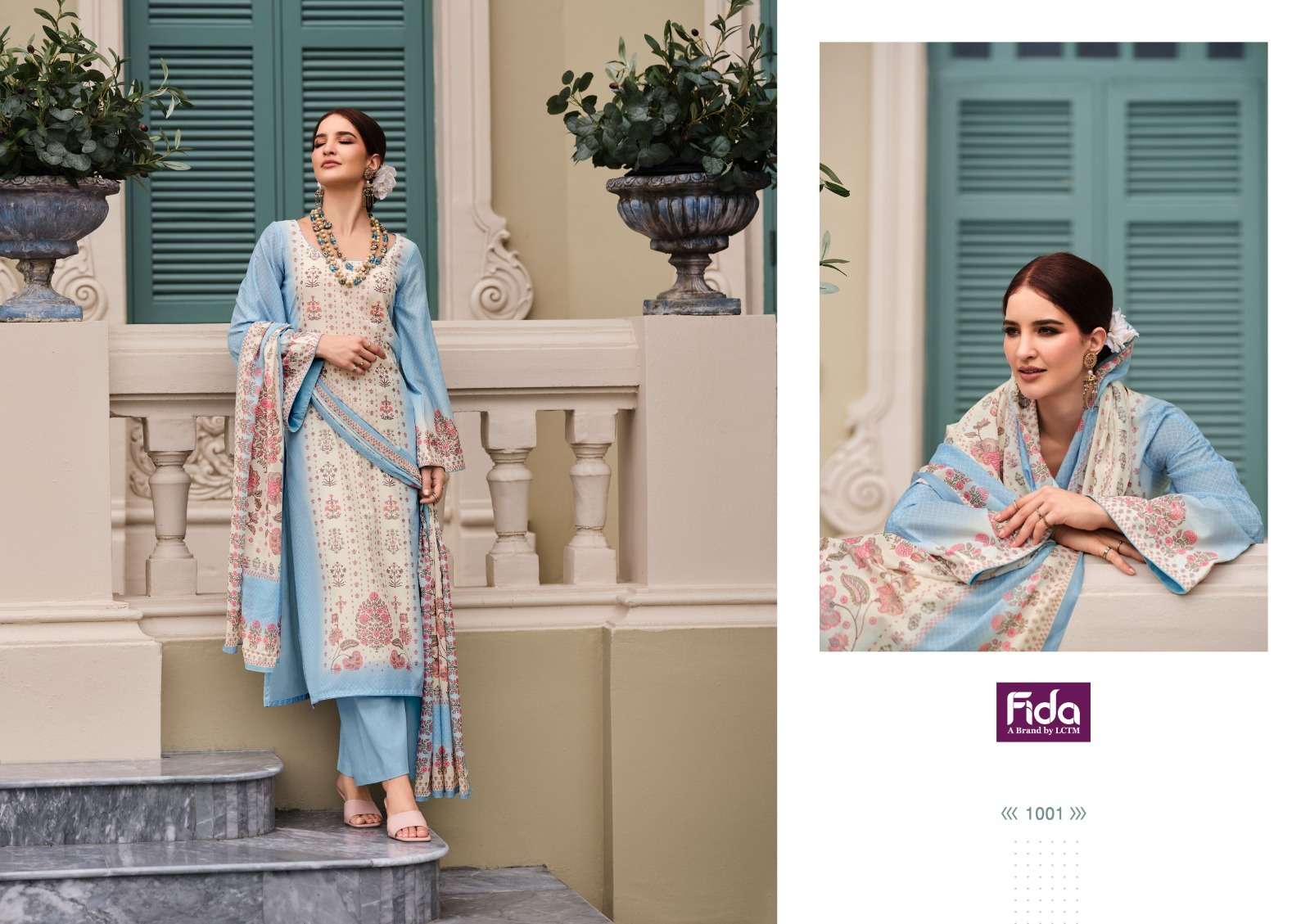 fida fizaa cotton decent look salwar suit catalog