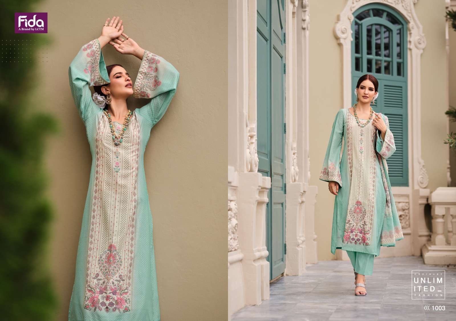 fida fizaa cotton decent look salwar suit catalog