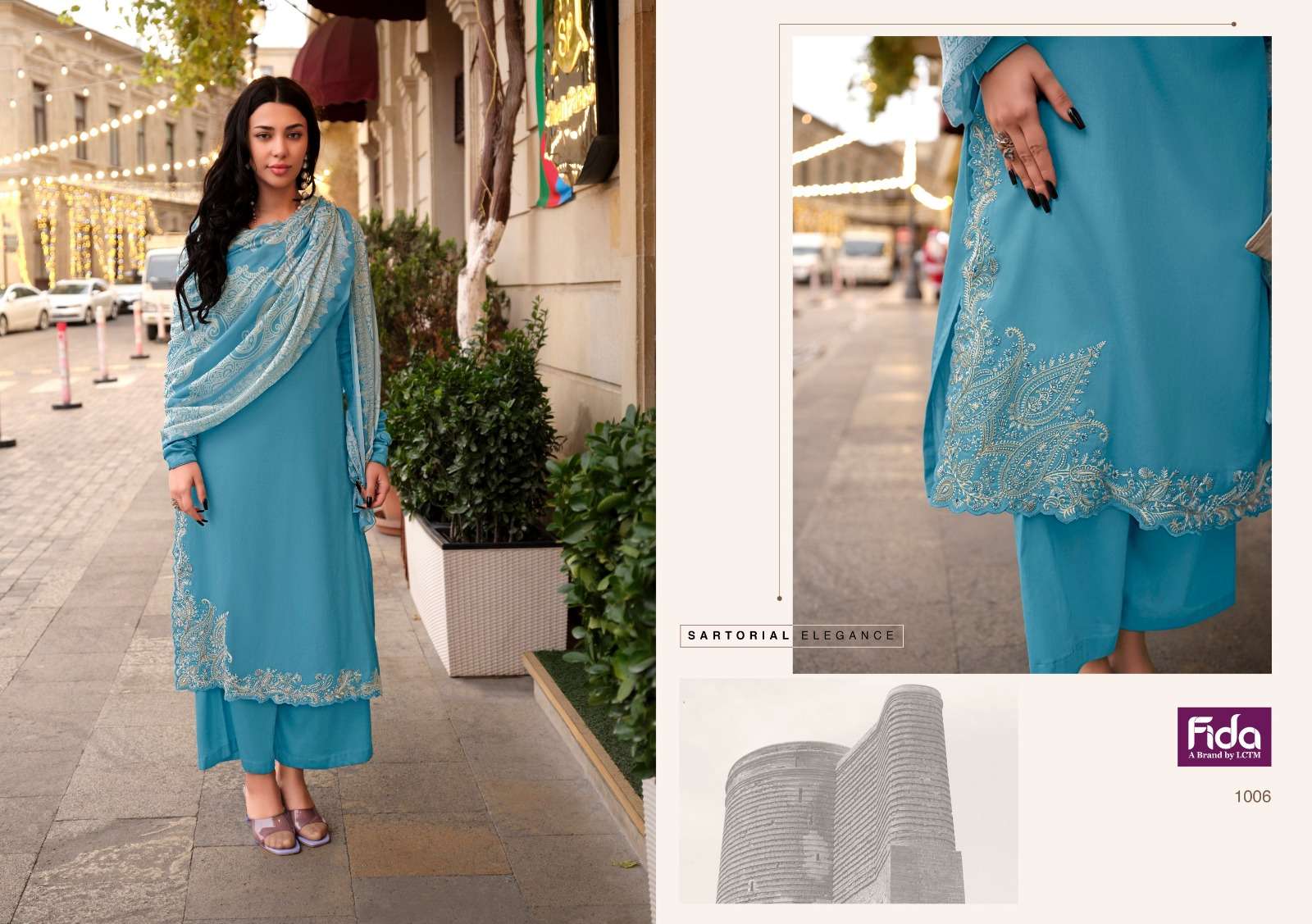 fida kudrat cotton elegant look salwar suit catalog