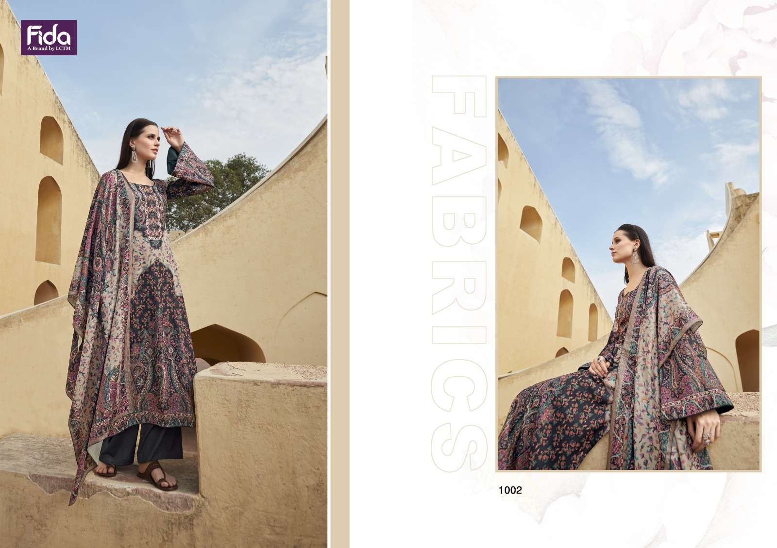 fida samantha digital blende voile cotton elegant salwar suit catalog
