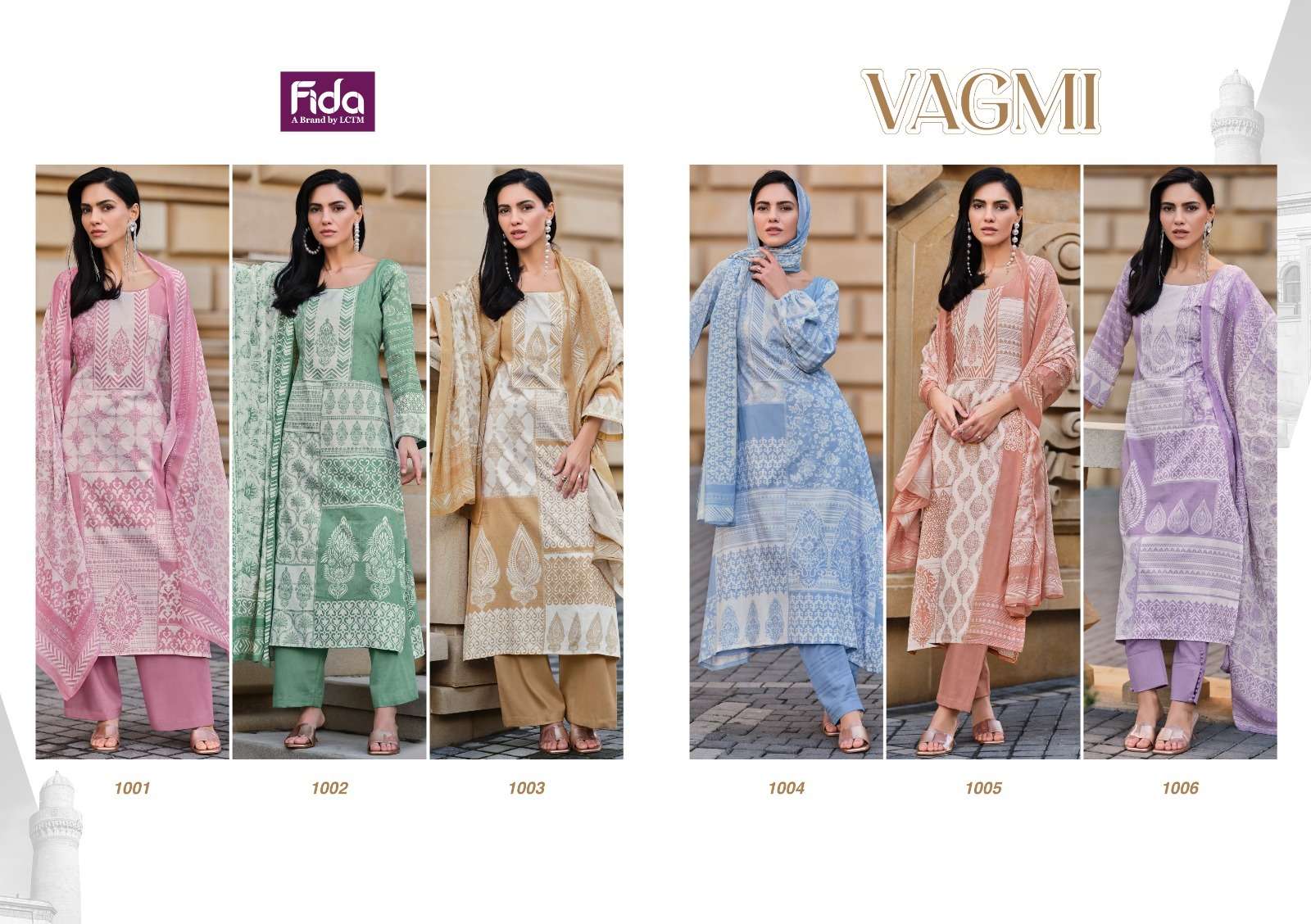 fida vagmi cotton regal look salwar suit catalog