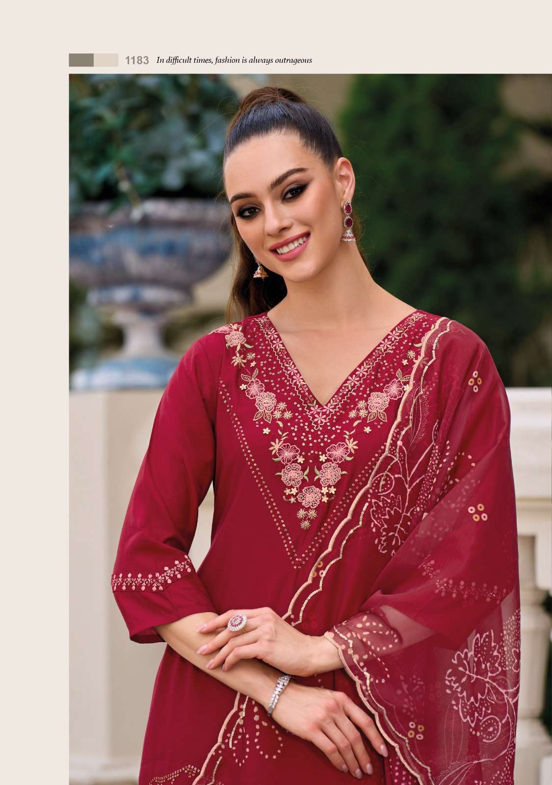 lady leela rabya viscose silk new and modern look top bootm with dupatta catalog