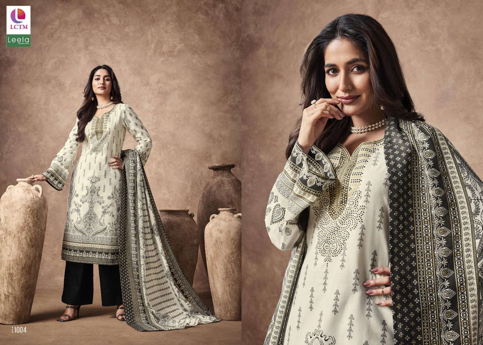 leela aisha cotton exclusive print salwar suit catalog