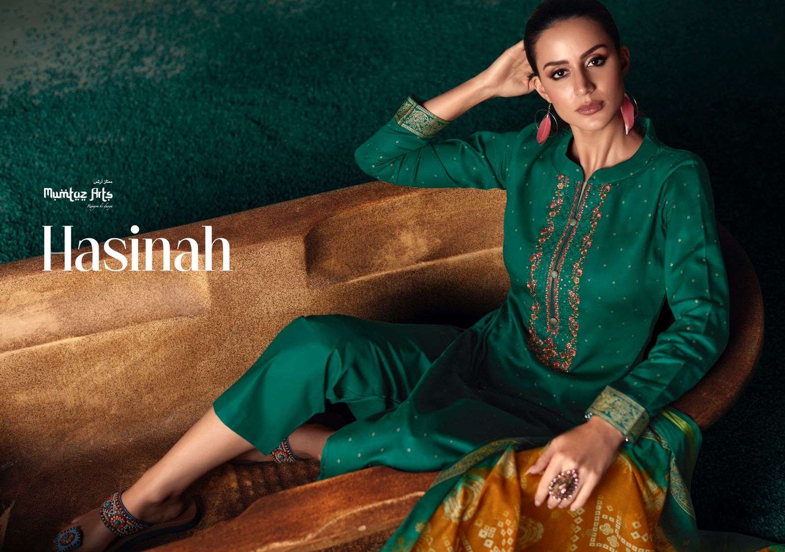 mumtaz art hasinah viscose jam gorgeous look salwar suit catalog