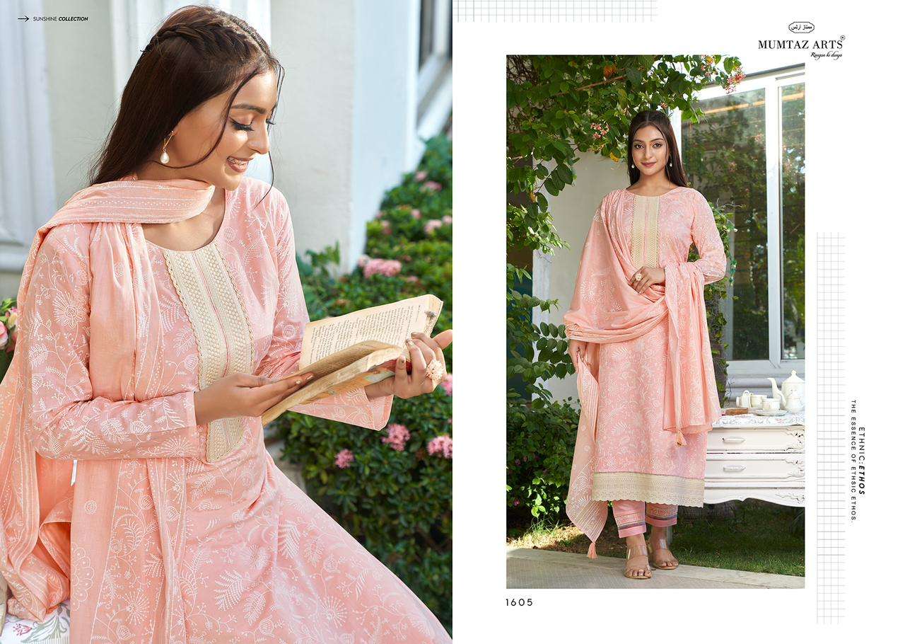 mumtaz art suhane pal lawn camric elegant salwar suit catalog