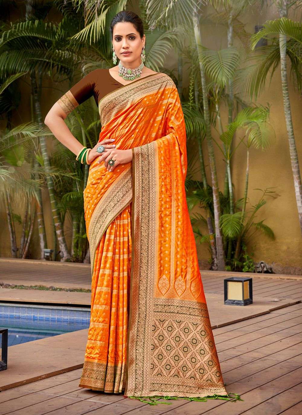 sangam prints bunawat Pratibha Silk silk regal saree catalog