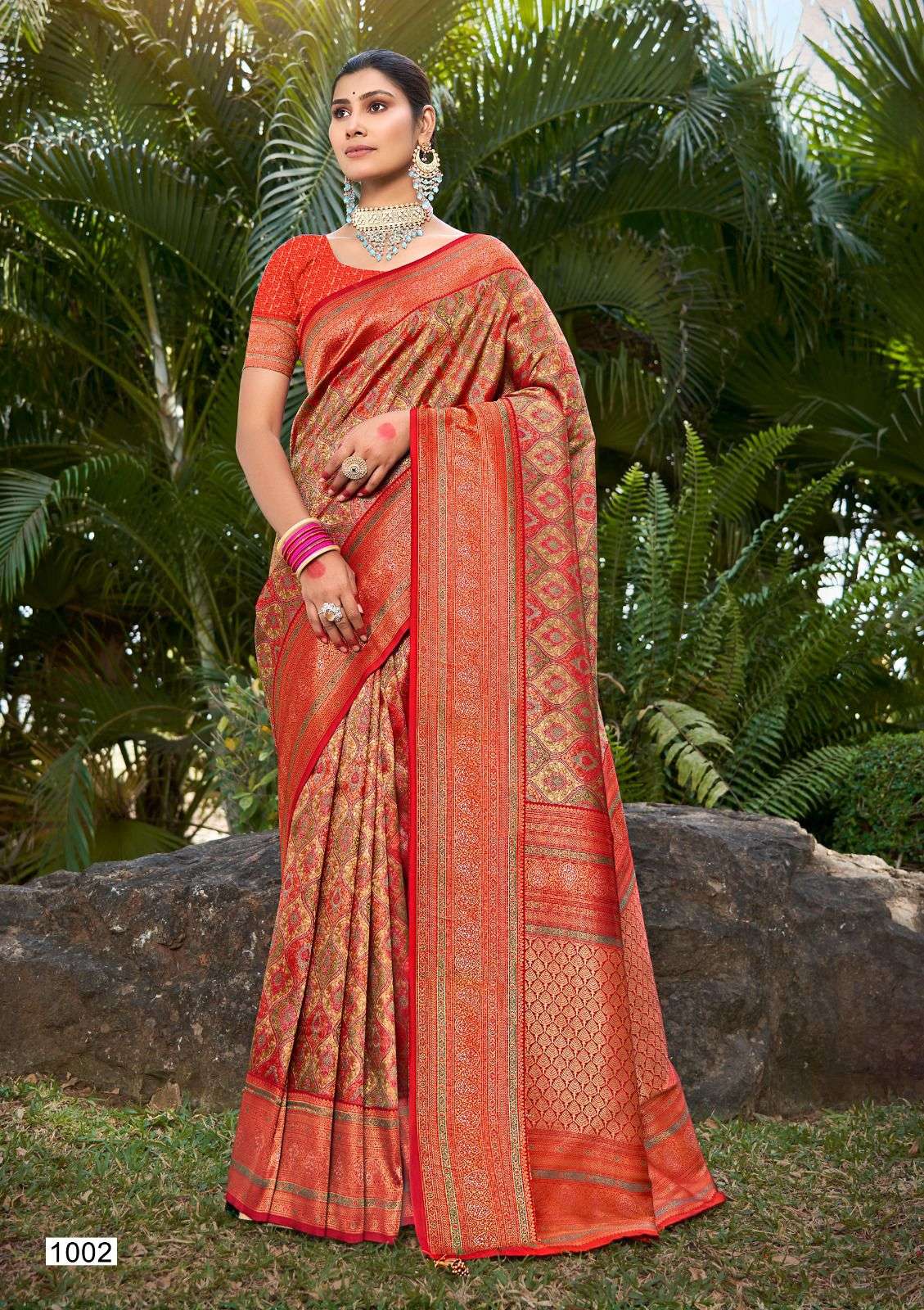 sangam prints bunawat sheela vol 14 silk beautiful look saree catalog