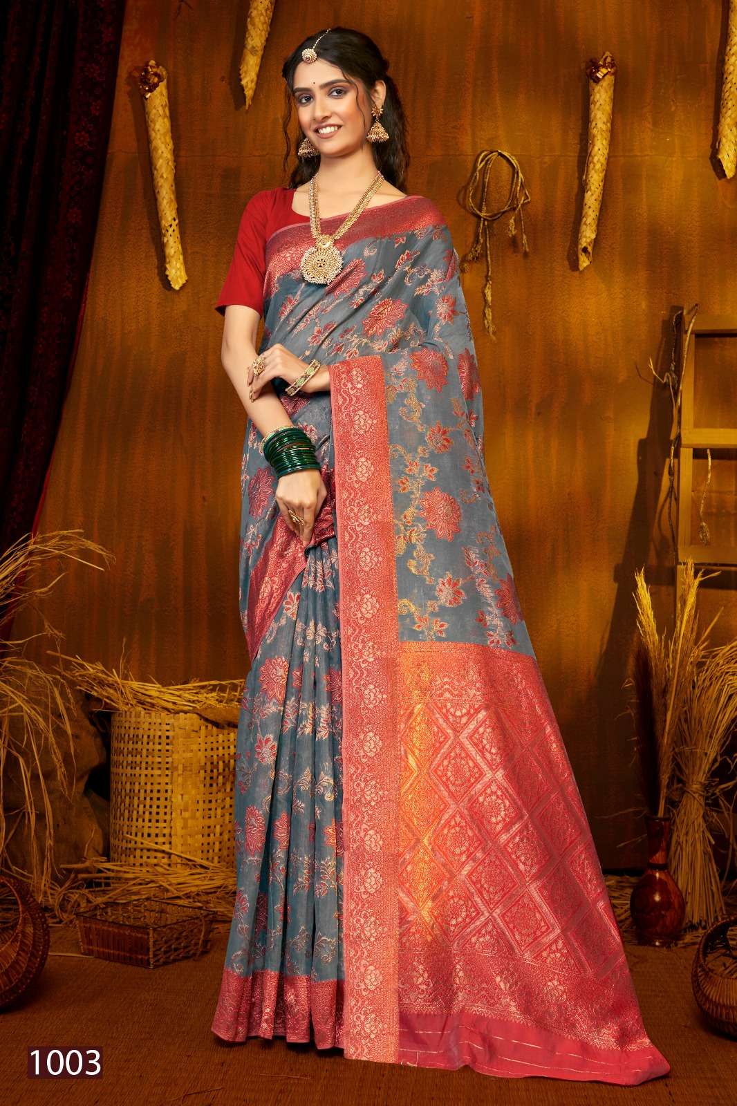 saroj saree Purnabhumi Vol 3 soft cotton attractive look saree catalog